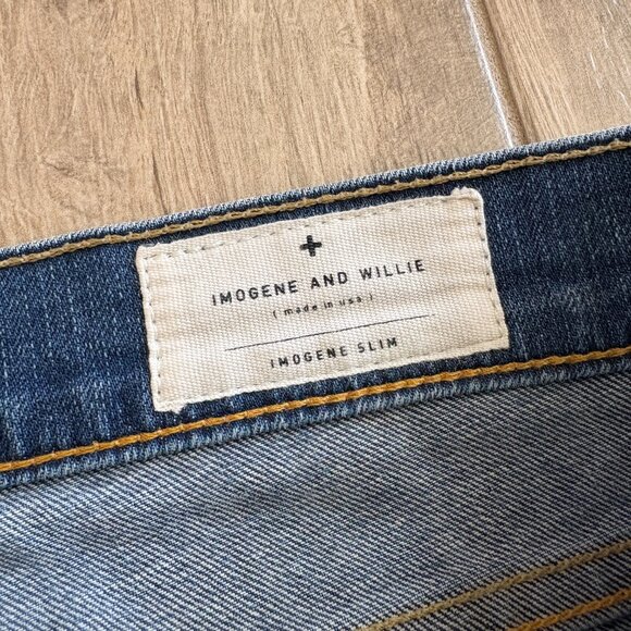 Imogene + Willie Jeans Women's 28 Blue Denim Medium Wash Imogene Slim City Boho - Picture 2 of 9